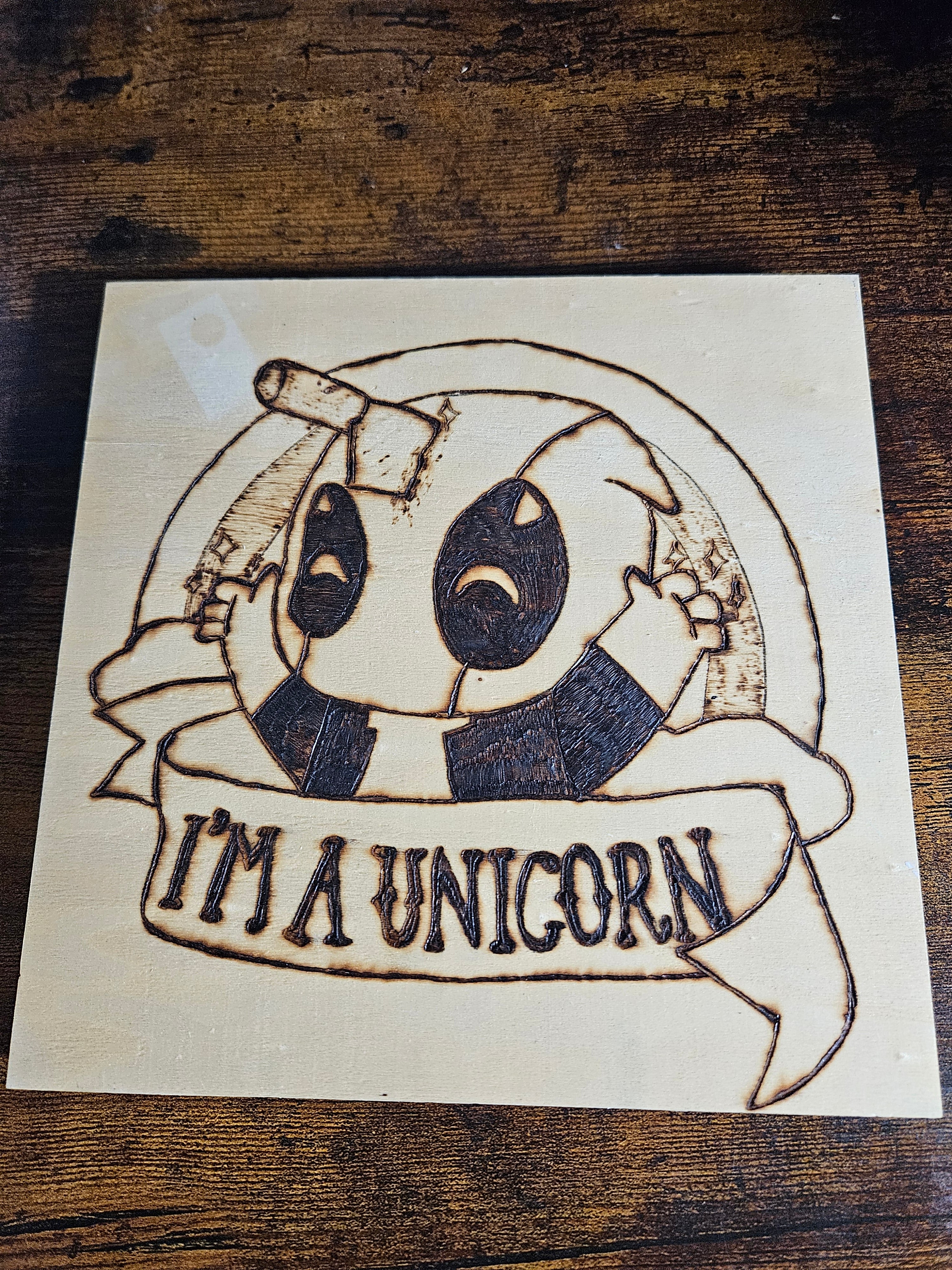 Chibi Deadpool funny wall plaque