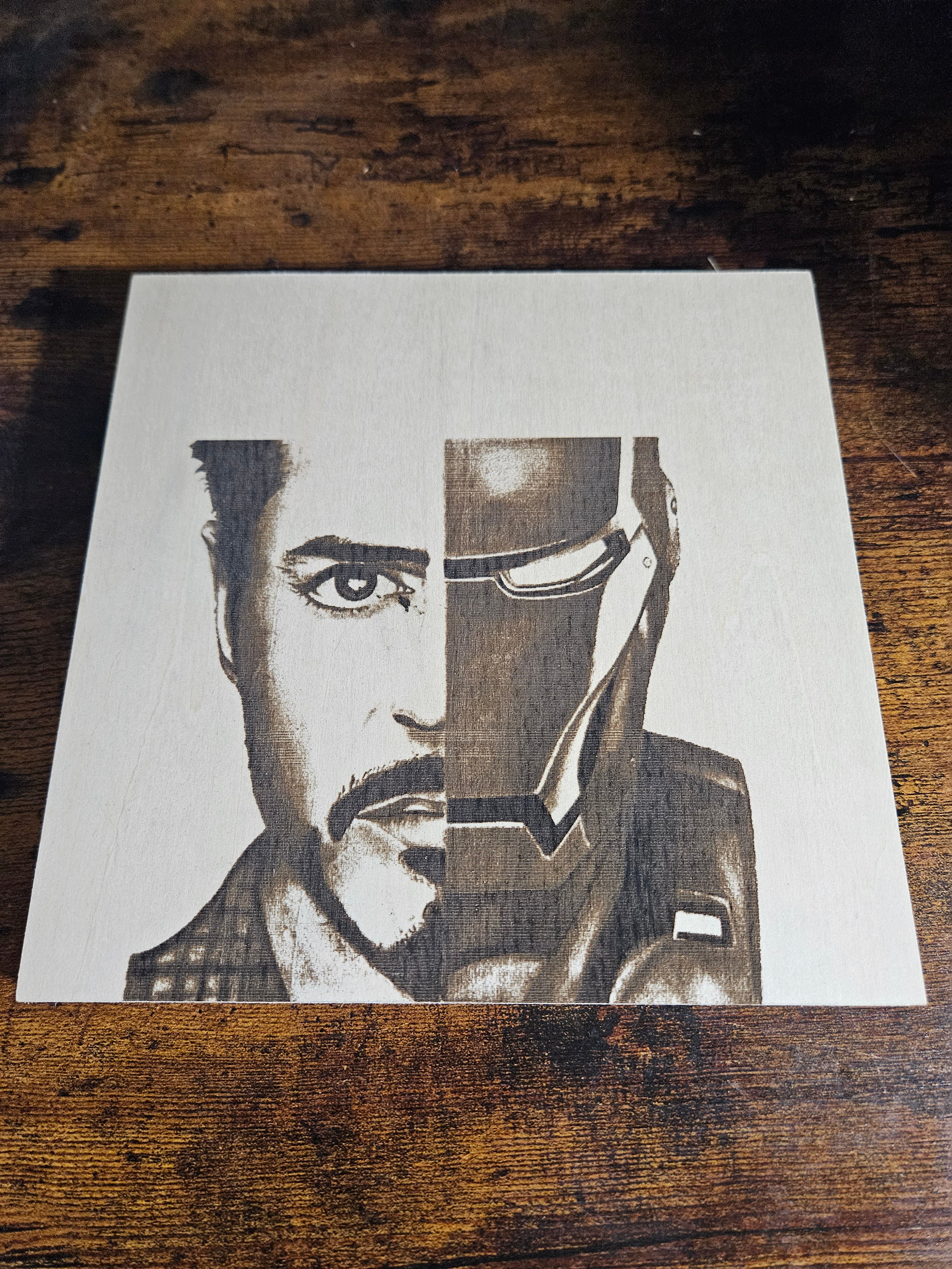 Iron Tony wall plaque