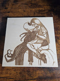 Jack & Sally wall Plaque